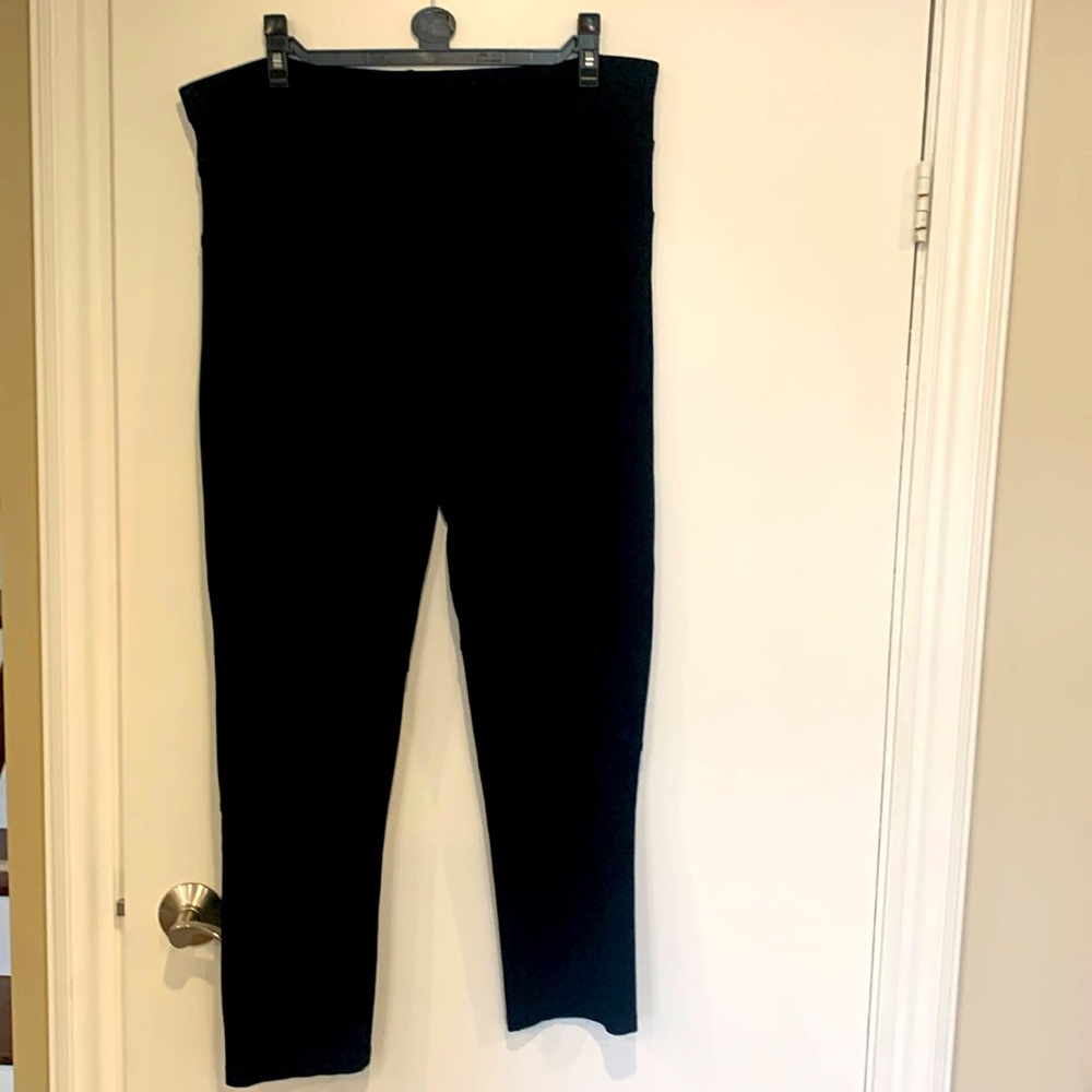 DKNYC black thick dressy leggings